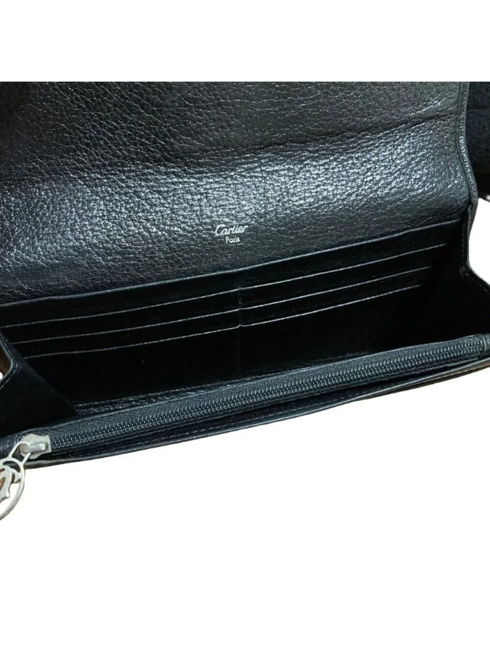 Cartier Marcello de Leather Wallet Black